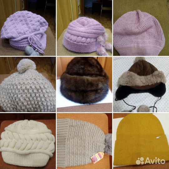 Шапки разные(новые). Меховые шапки(добавила)