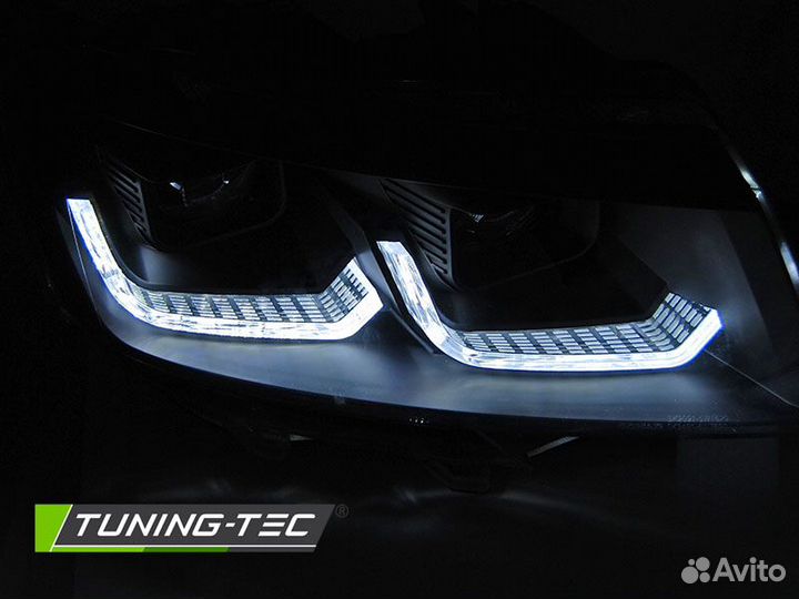 VW T6.1 20- Фары Tube light черные