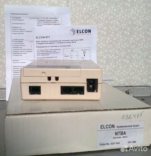 Сетевой терминал elcon ntba
