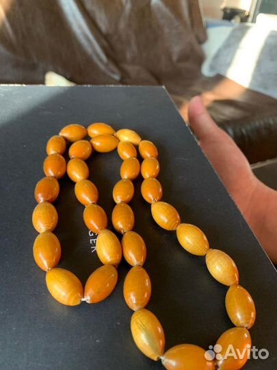 Бусы деревянные Винтаж СССР