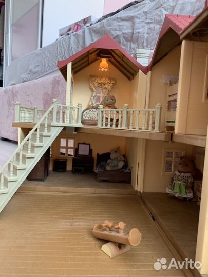 Sylvanian Families большой дом со светом
