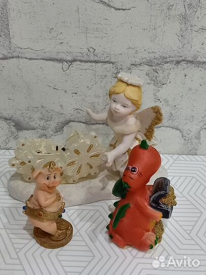 Сувенир ангел дракон хрюшка