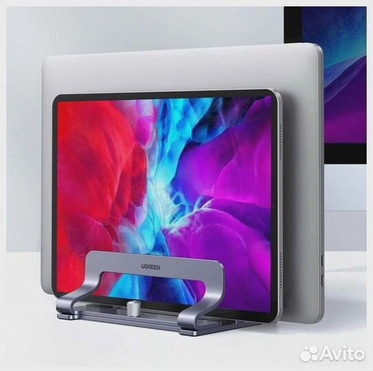 Двойной вертикальный держатель Ugreen для ноутбука