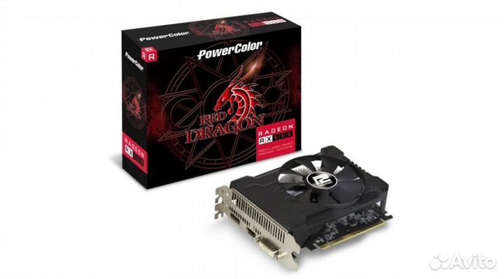 Видеокарта PowerColor AMD Radeon RX 550 Red Dragon