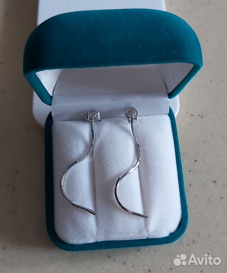 Серебряные серьги