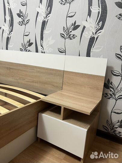 Кровать двухспальная 160 200 без матраса бу