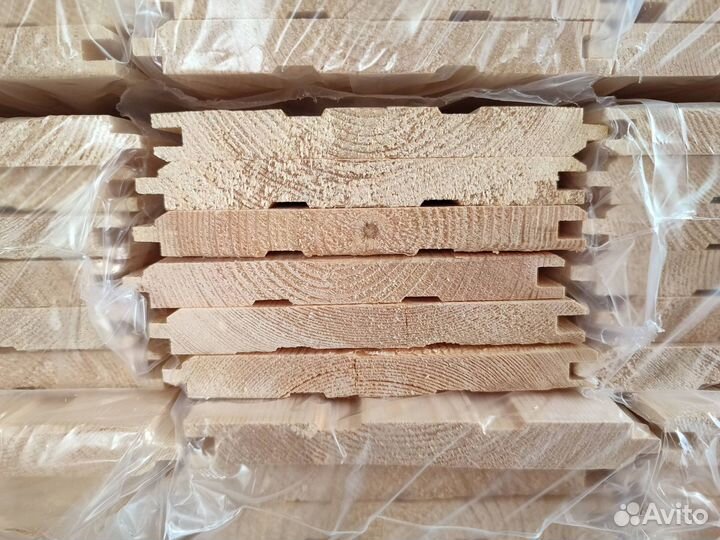 Имитация бруса из хвои 16х137х3200 мм сорт ав