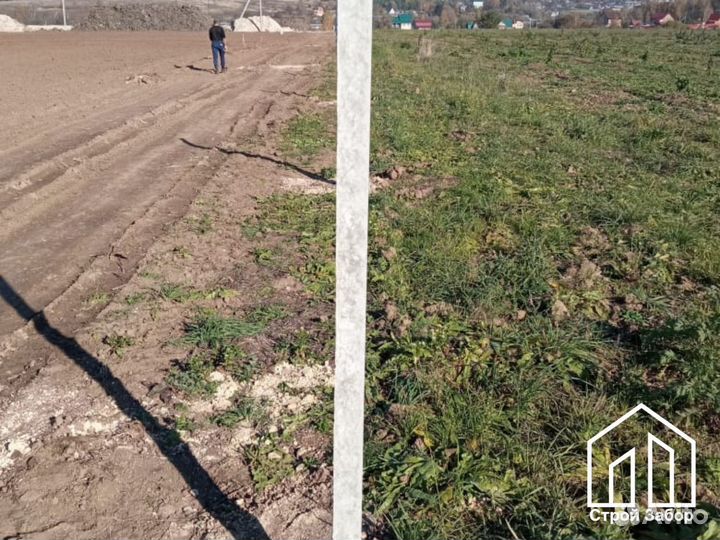 Проф.настила столбы