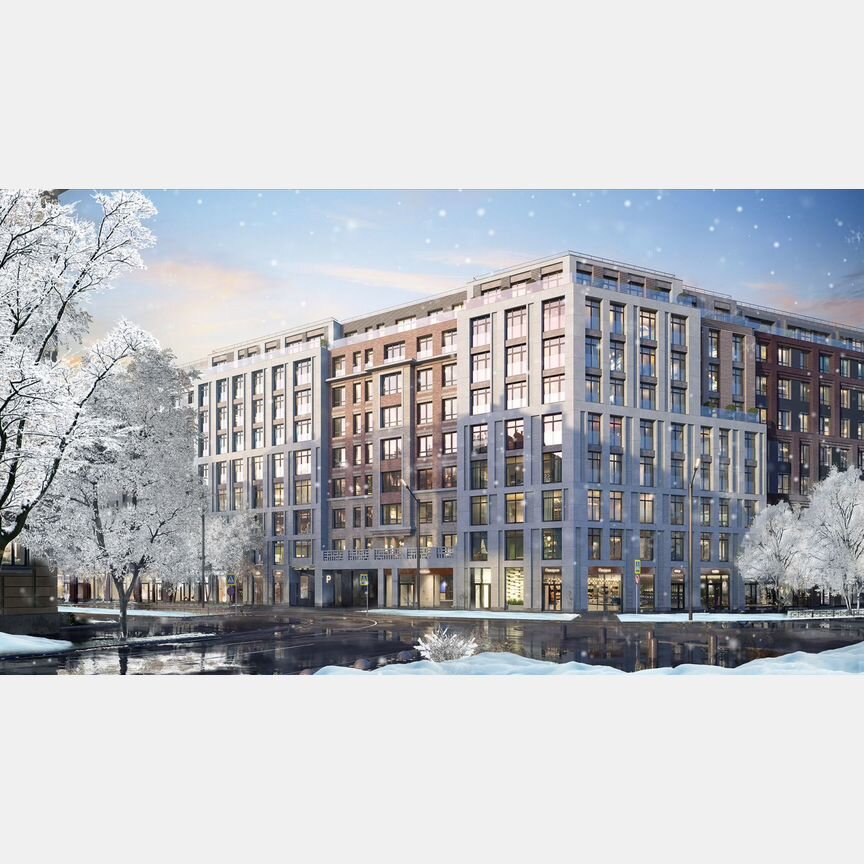 2-к. квартира, 75,2 м², 4/9 эт.