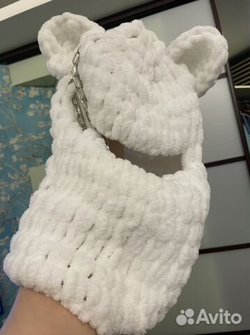 Балаклава с ушками мишки