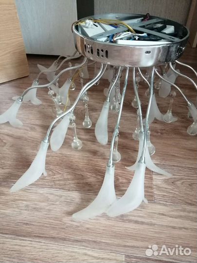 Люстра потолочная светодиодная бу с пультом