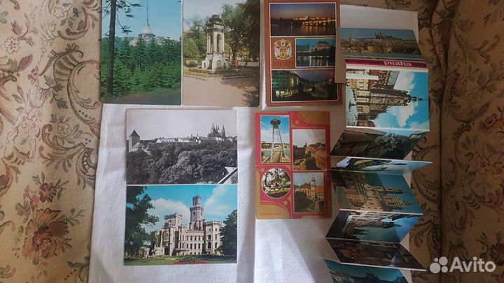 Открытки с видами Чехословакии, винтаж, 1973-78 г