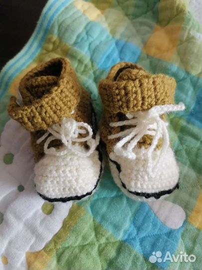 Пинетки, носочки вязаные