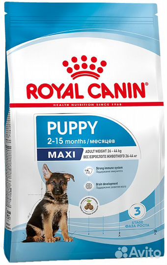 3 кг, Royal Canin Puppy Maxi