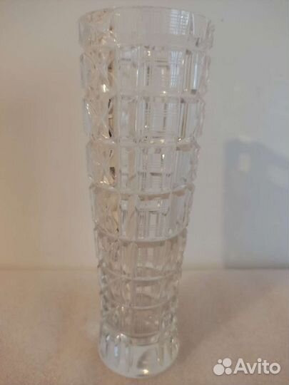 Ваза. Хрусталь. СССР. 22,5 х 8 см