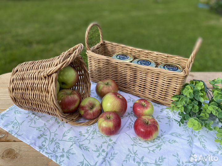 Набор плетеных корзин для кухни