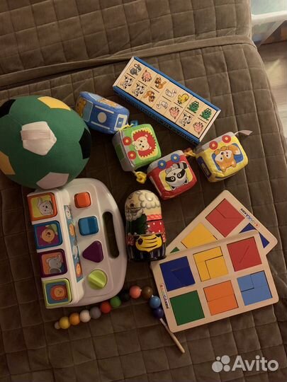 Детские развивающие игрушки от 1 года