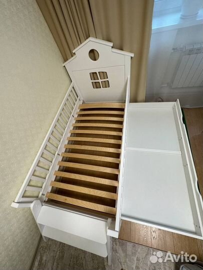 Детская кровать от 3 лет с бортиками