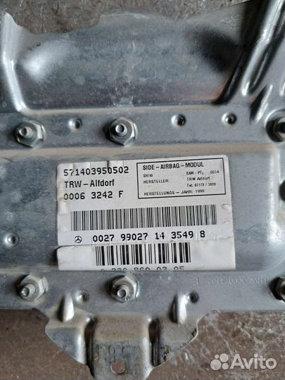 Подушка двери передний Mercedes w220