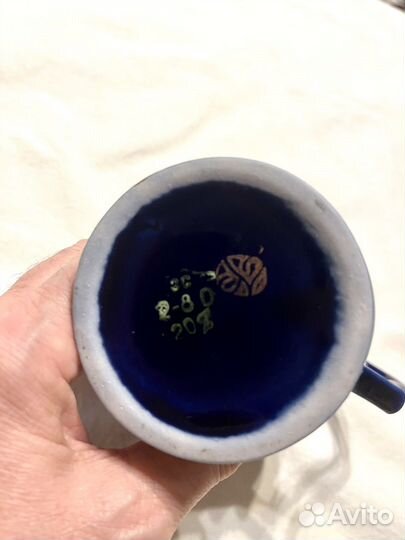 Чайник СССР винтаж cobalt кобальт штоф лфз