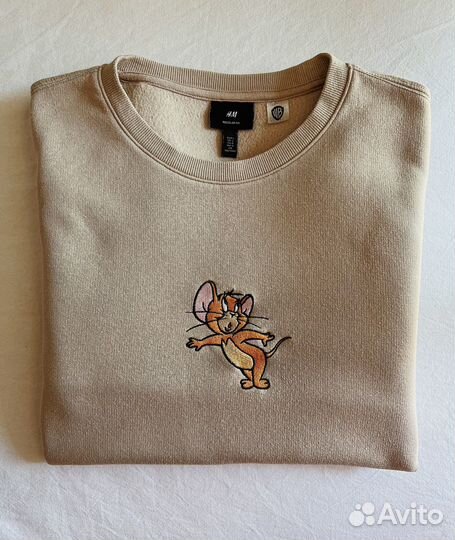 Свитшот H&M с принтом Tom & Jerry, regular fit