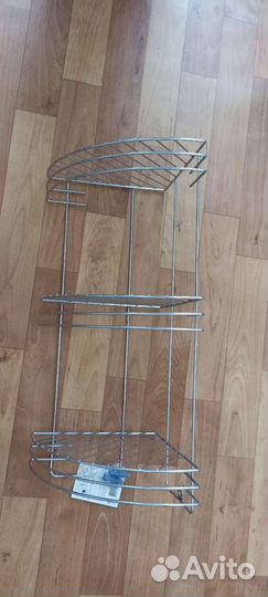 Полки для ванной новые металл, пластик