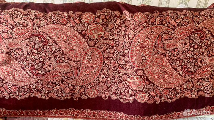 Палантин нарядный 2-хсторонний теплый осень/зима