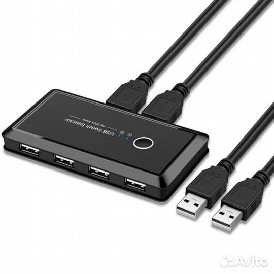 Коммутатор KVM USB 2.0 до 4 устройств