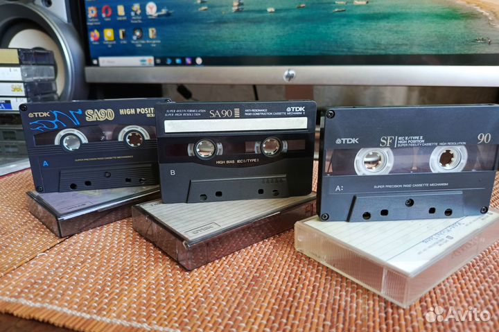 Аудиокассеты (тип 2, TDK, Sony и другие)
