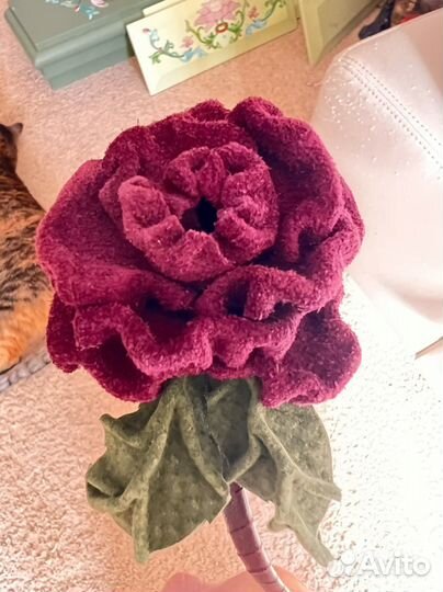 Ободок из натуральной замши