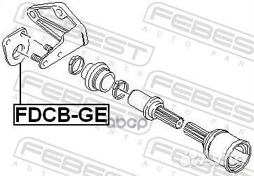 Подшипник опорный привода;ford mondeo GE 2000-2007