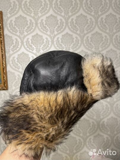 Мужская зимняя меховая шапка ушанка