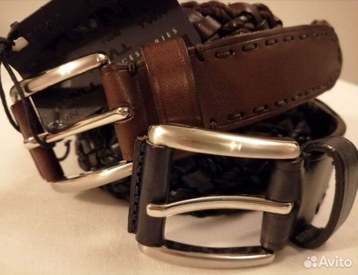 Ремнь кожаный мужской /125см новый