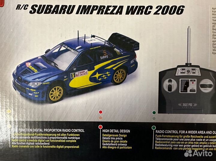 Игрушка Subaru Impreza Wrx 2006 на пульте