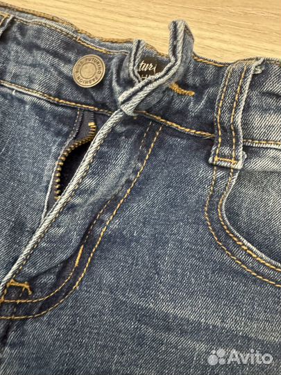 Джинсы синие размер 128