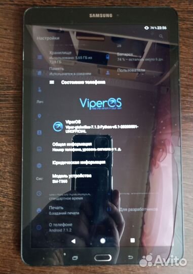 Планшет Samsung tab E SM-T560