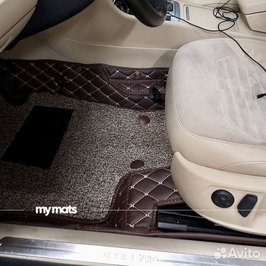 3D коврики из экокожи для Volkswagen