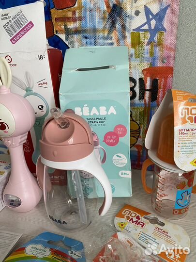 Погремушка соска пустышка бутылочка