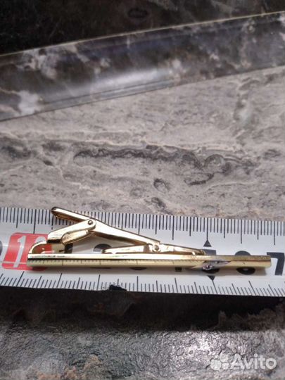 Зажим для галстука,платка,под золото,Америка