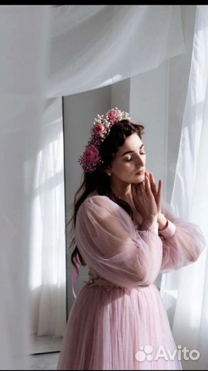 Ободки из живых цветов