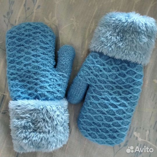 Варежки зимние детские