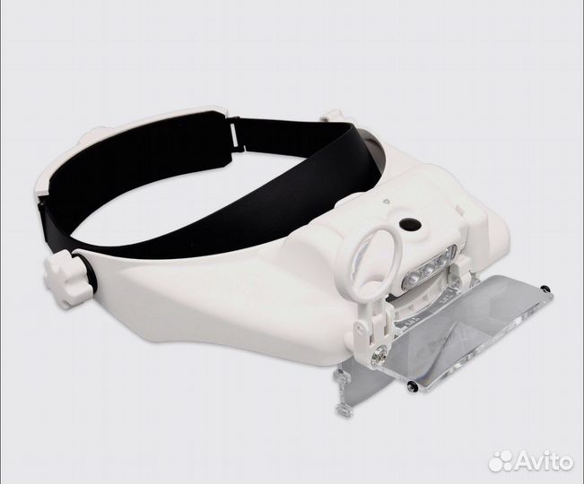 Лупа с креплением на голову и подсветкой