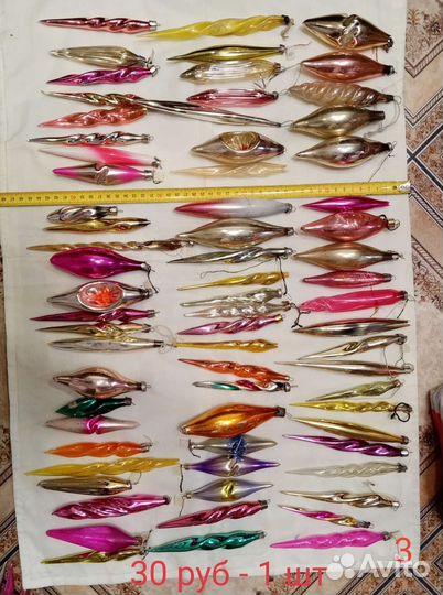 Елочные игрушки СССР