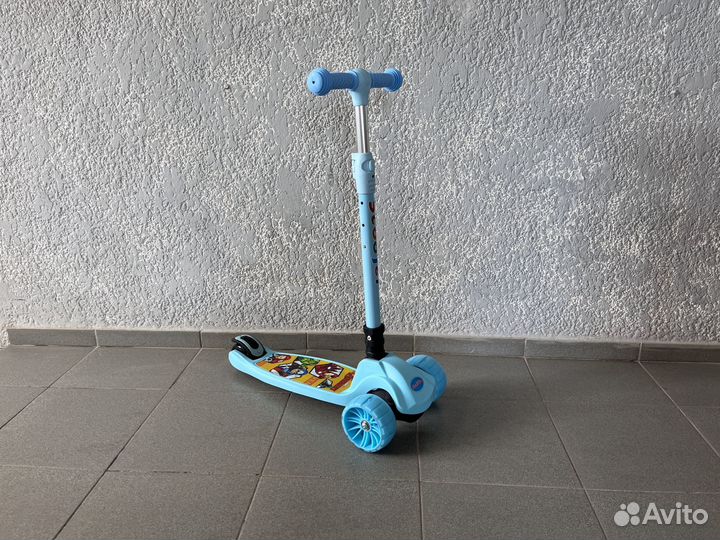 Самокат детский трехколесный складной