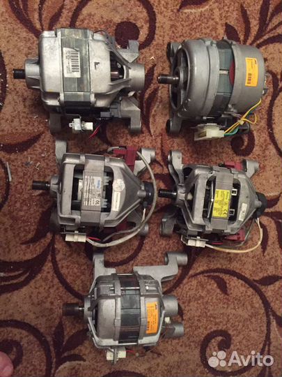 Двигатателя и другие запчасти для стиральной машин