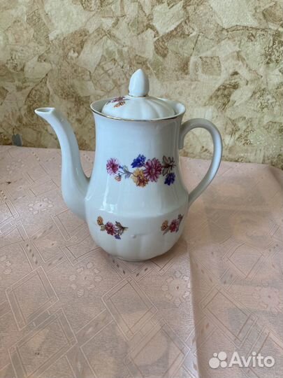 Сахарница СССР, чайник заварочный, кувшин