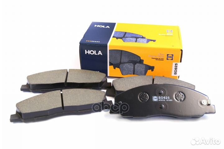 Колодки тормозные дисковые BD825 hola