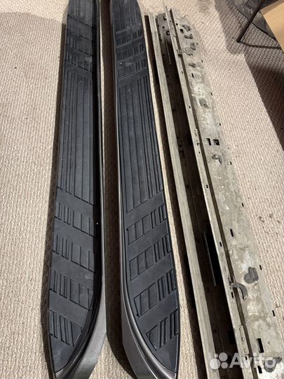 Пороги подножки toyota land cruiser prado 120