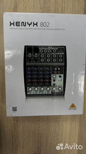 Микшерный пульт behringer xenyx 802