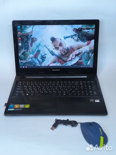 Ноутбук 6гб/Intel 2 ядра/Ssd240гб/Акб -1-2ч